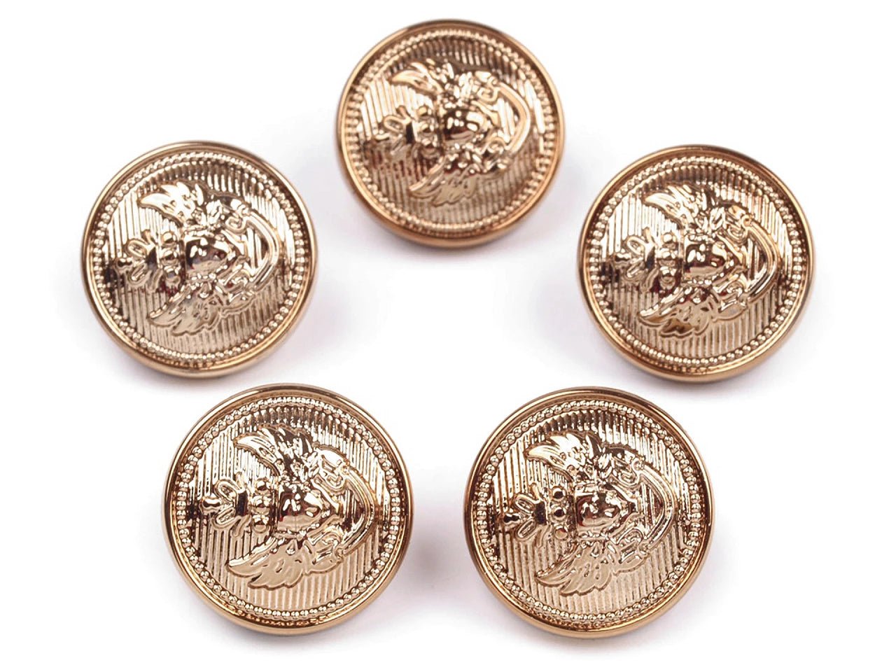 Image avec boutons décoratifs à queue, 21 mm – disponible chez Šarlotes audumi