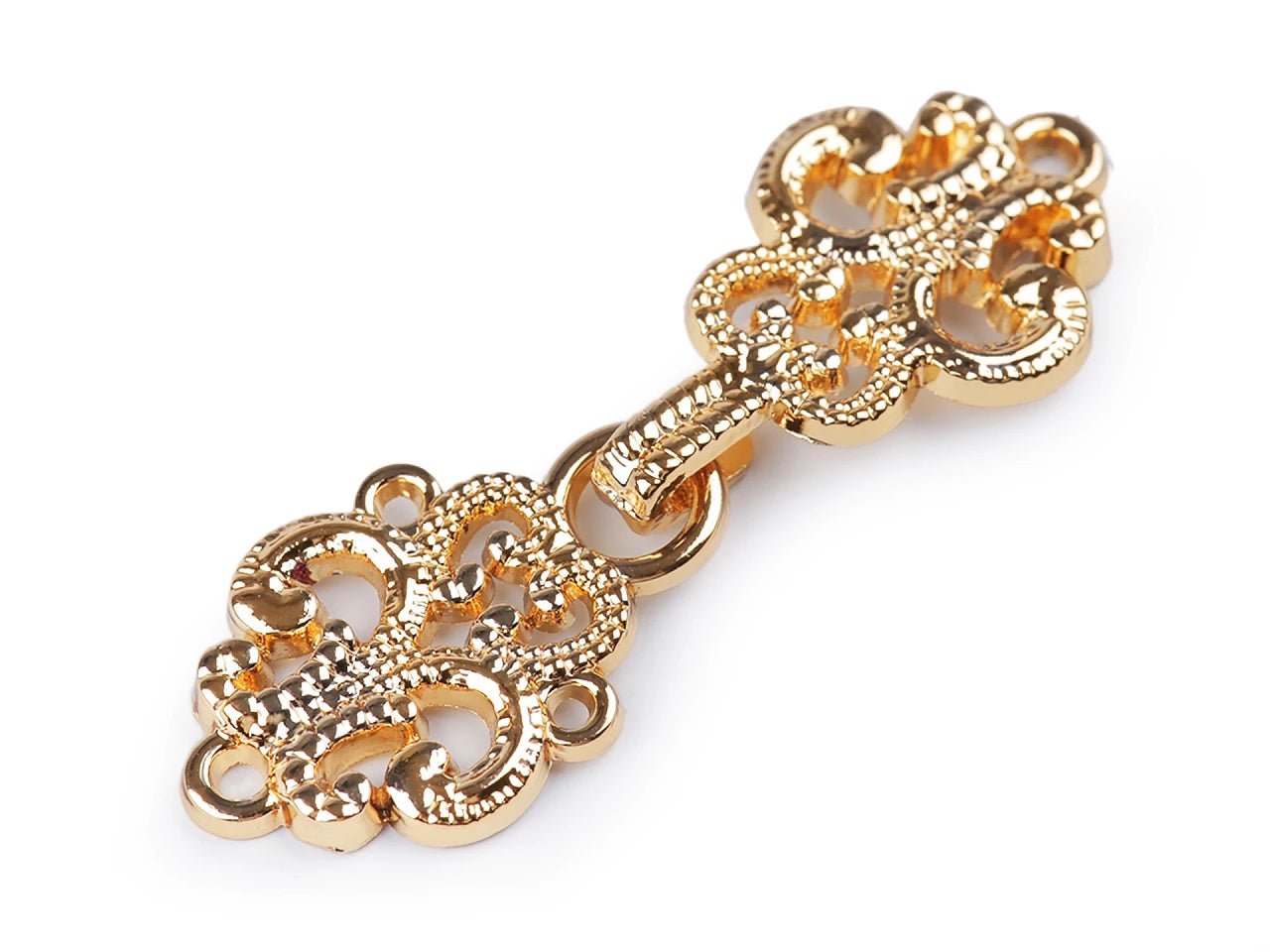 Attēls ar Dekoratīvs aizdares āķis apģērbiem|dažādu toņu – pieejams Šarlotes audumi