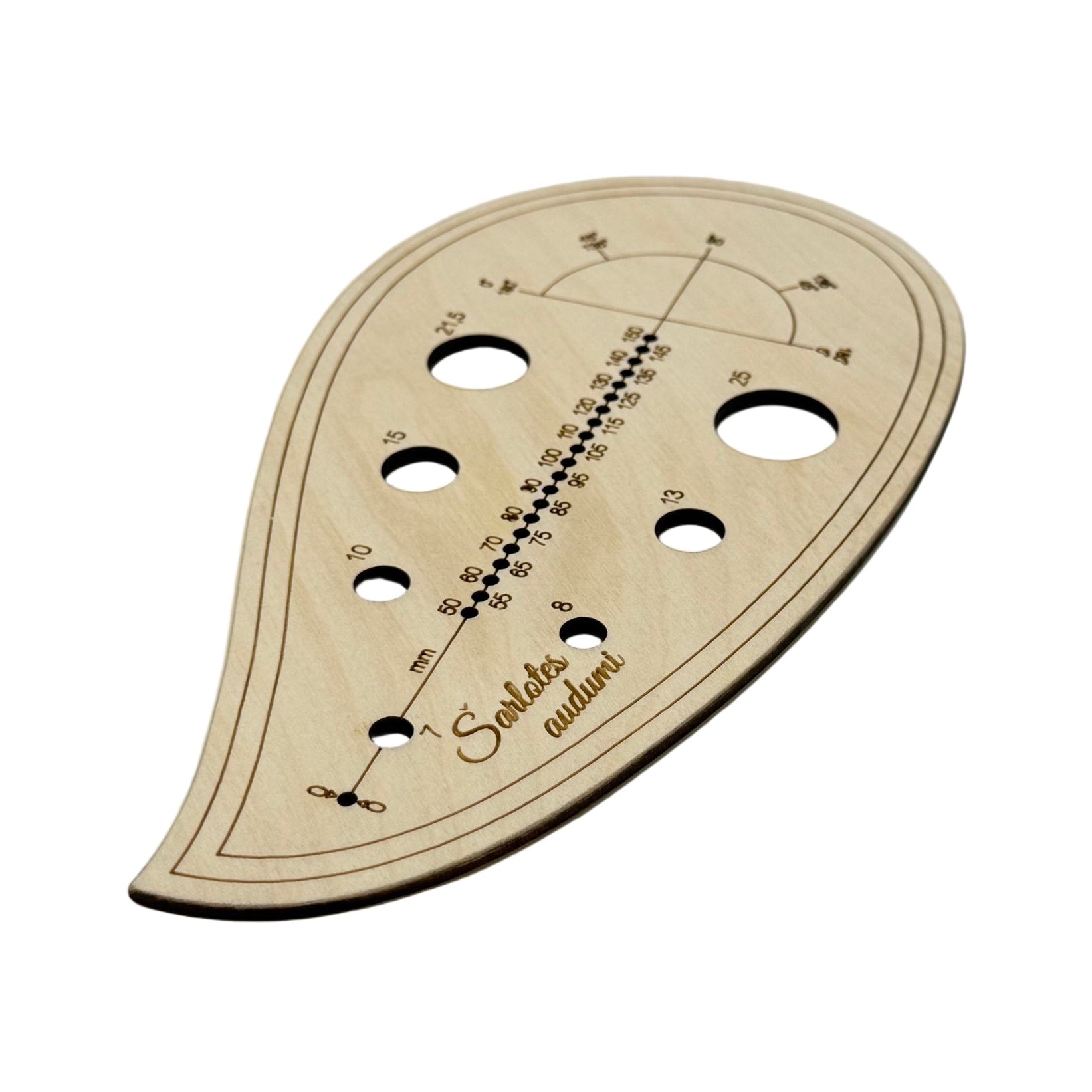 Attēls ar Drēbnieku lineāls | lekāls ar izliekumu A - 2 – pieejams Šarlotes audumi