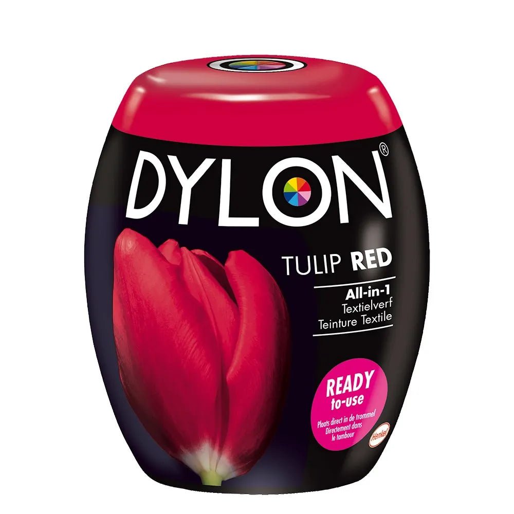 Pilt Dylon Pods tekstiilivärvist pesumasinale – saadaval Šarlotes audumi