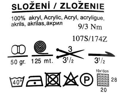 Lõng Elian Klasik 125 m | 50g