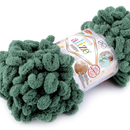 Fil Alize Puffy - vert foncé 9 m 100g #532