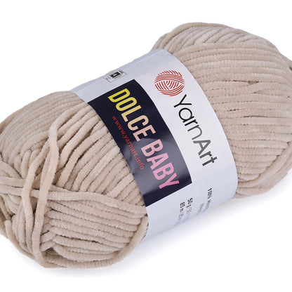 Yarn Art Dolce Baby-Marshmallow-Garn beige 85m 50g #771