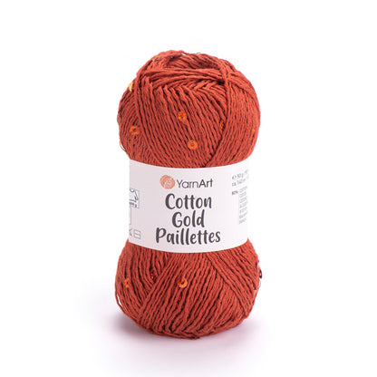 Image de fil YarnArt Cotton Gold Paillettes à sequins - 50g / 140m – disponible chez Šarlotes audumi