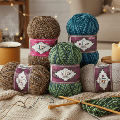 Image of Alize Superwash Comfort yarn - 100g / 420m – available at Šarlotes audumi
