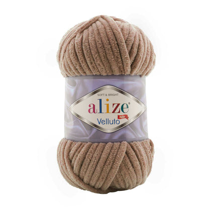 Pilt Alize Velluto lõngast - 100g / 68m – saadaval Šarlotes audumi