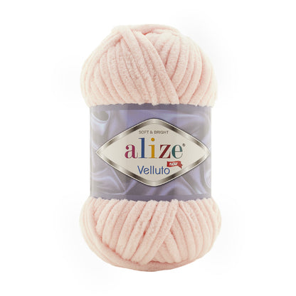 Pilt Alize Velluto lõngast – 100g / 68m – saadaval Šarlotes Audumi