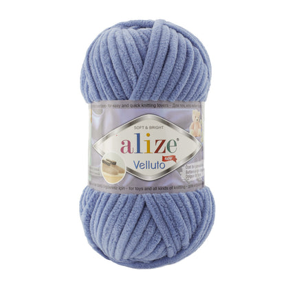 Pilt Alize Velluto lõngast - 100g / 68m – saadaval Šarlotes audumi