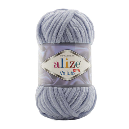 Pilt Alize Velluto lõngast - 100g / 68m – saadaval Šarlotes audumites