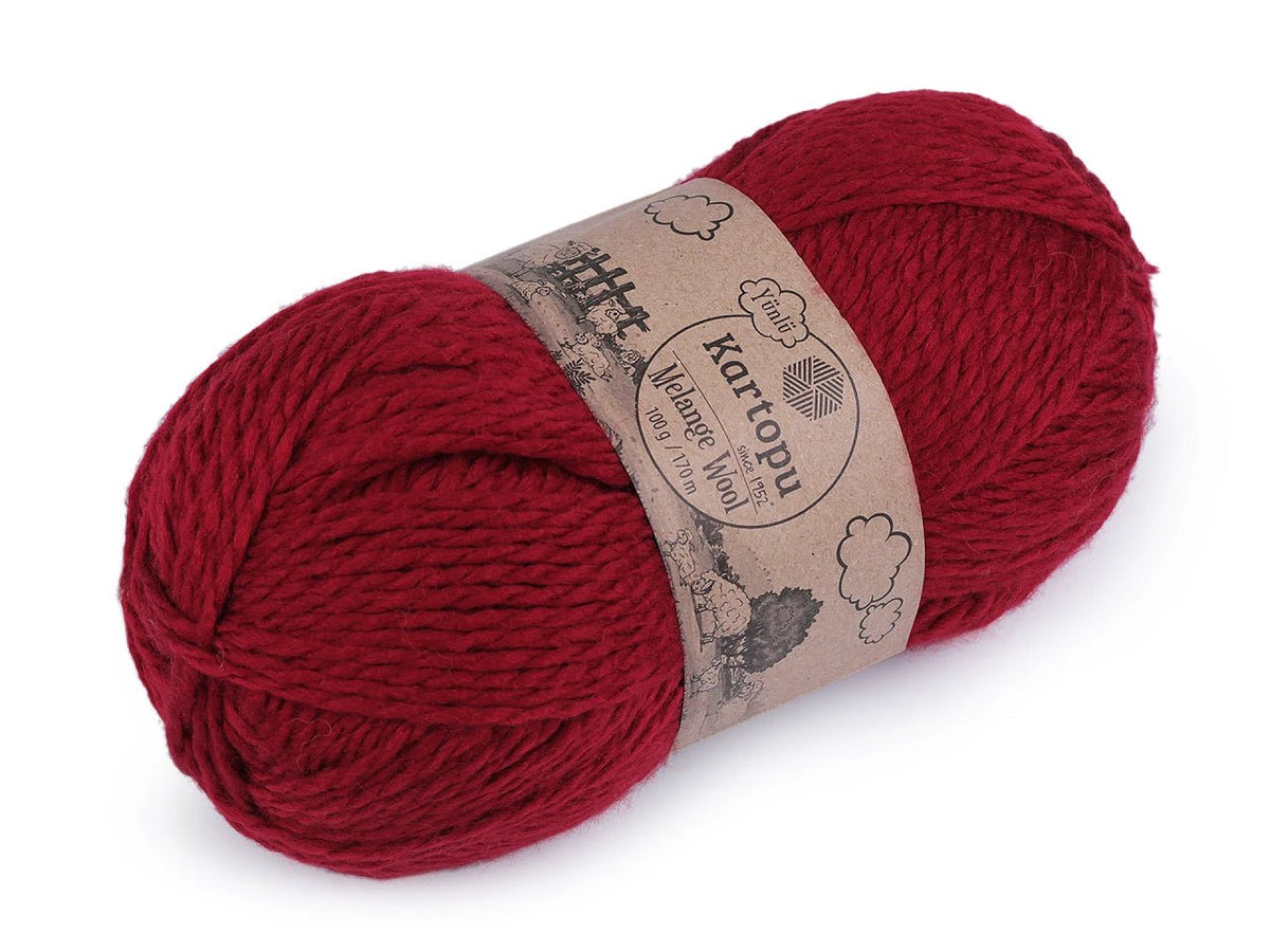 Pilt lõngast villaga KARTOPU MELANGE WOOL 100 g / 170 m – saadaval veebis Šarlote kangad