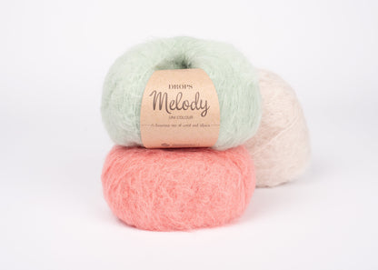 Attēls ar Dzijas DROPS Melody- 50 g / 140 m – pieejams internetā Šarlotes audumi