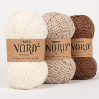 Pilt DROPS Nord lõngast - 50 g / 170 m – saadaval Šarlotes audumi