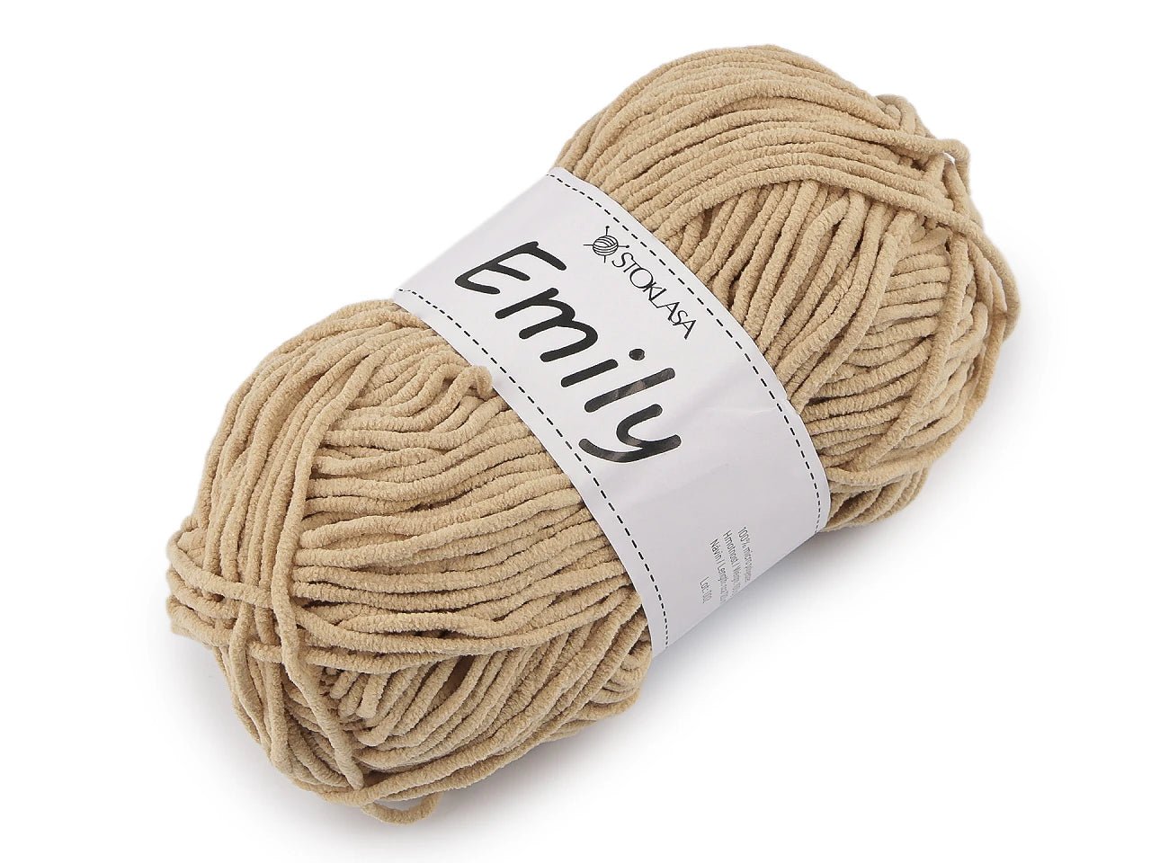 Attēls ar Dzijas Emily - plīša dzija - 100g / 120 m – pieejams Šarlotes audumi