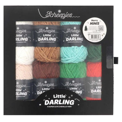 Pilt Scheepjes Little Darling lõngakomplektist, värvikomplekt 8×25g – Farm Friends 24665 – saadaval Šarlote kangad