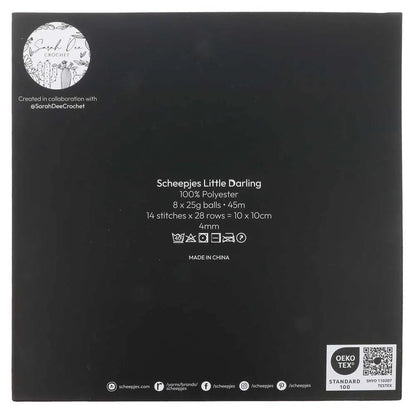 Pilt Scheepjes Little Darling lõngakomplektist, värvikomplekt 8×25g – Farm Friends 24667 – saadaval Šarlotte kangad