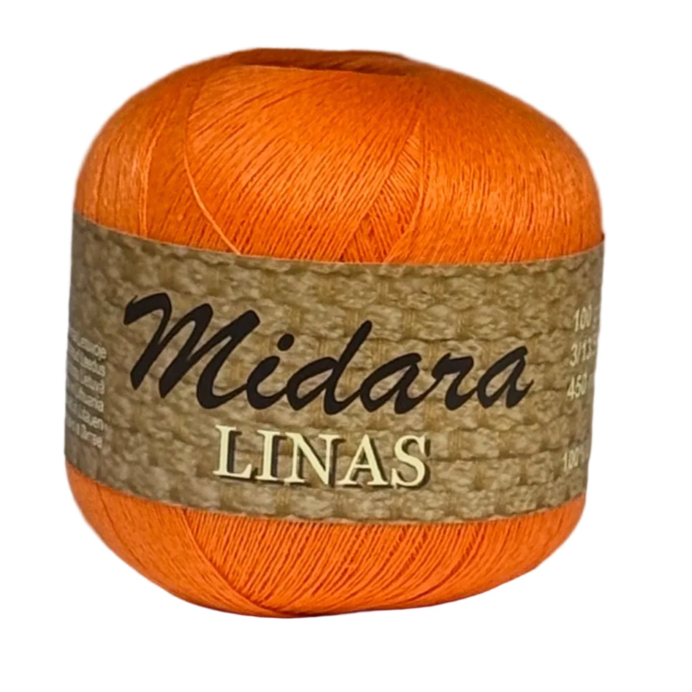 Attēls ar Dzijas, lina diegi Midara Linas – 100 g/ 600 m – pieejams Šarlotes audumi