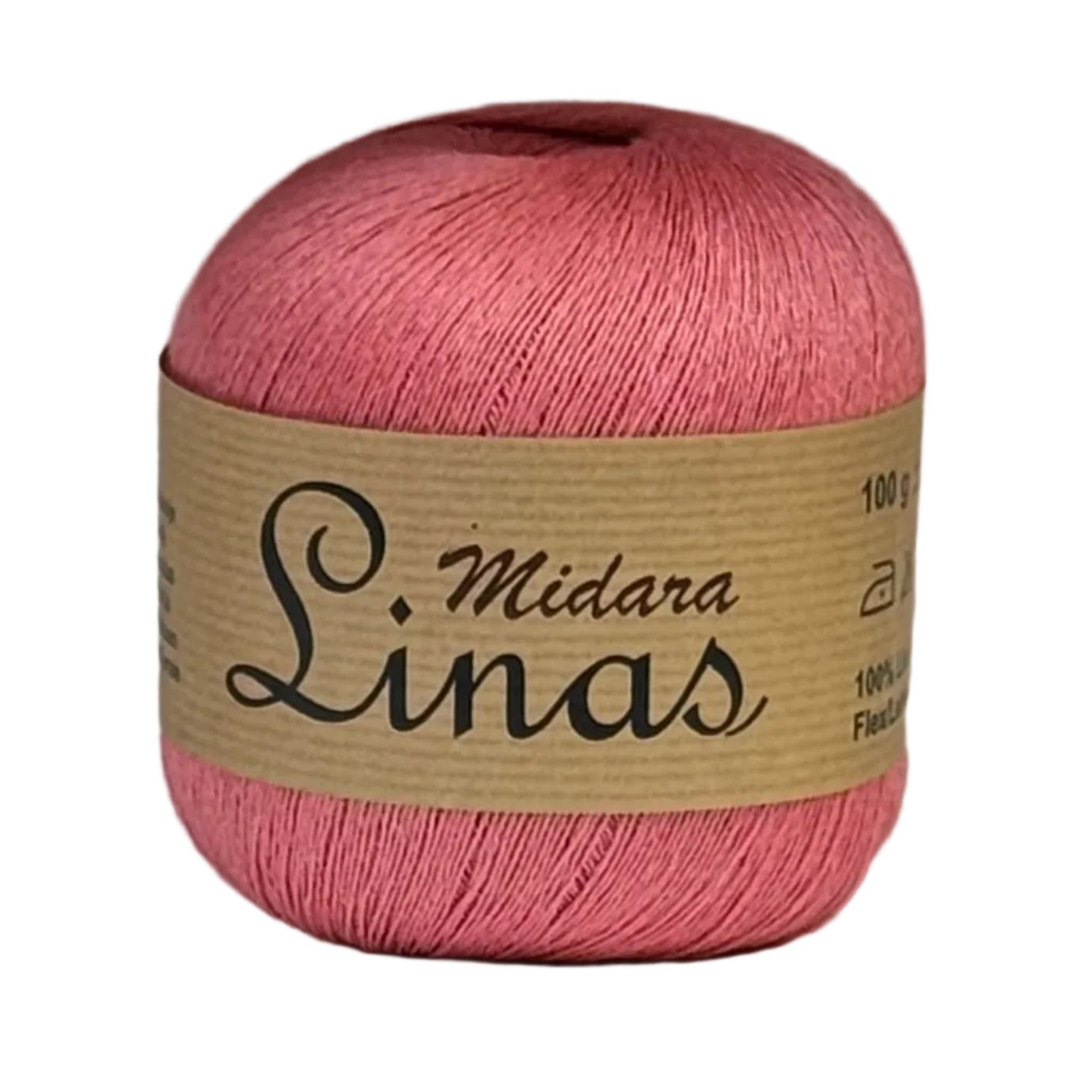 Attēls ar Dzijas, lina diegi Midara Linas – 100 g/ 600 m – pieejams Šarlotes audumi