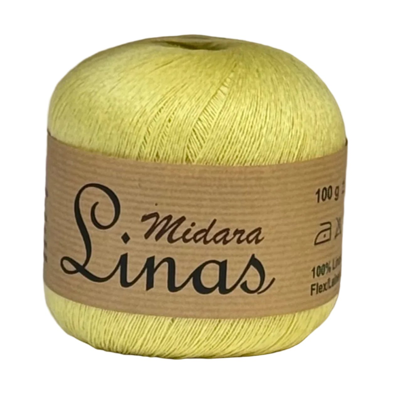 Attēls ar Dzijas, lina diegi Midara Linas – 100 g/ 600 m – pieejams Šarlotes audumi