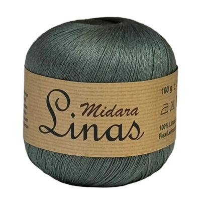 Attēls ar Dzijas, lina diegi Midara Linas – 100 g/ 600 m – pieejams Šarlotes audumi
