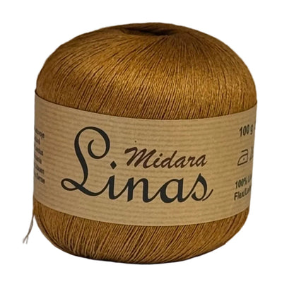 Attēls ar Dzijas, lina diegi Midara Linas – 100 g/ 600 m – pieejams Šarlotes audumi