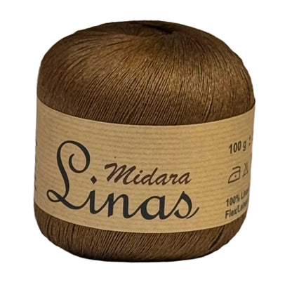 Attēls ar Dzijas, lina diegi Midara Linas – 100 g/ 600 m – pieejams Šarlotes audumi