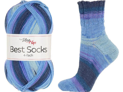 Image of Vlna Hep Best Socks yarn - 100g / 420m – available at Šarlotes audumi