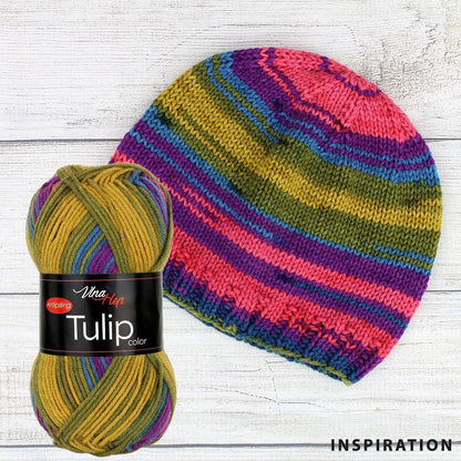 Image du fil Vlna Hep Tulip color - 100g / 170 m – disponible chez Šarlotes audumi