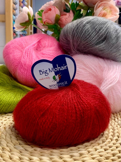 Fil de laine Woolovit.it Big Mohair - 25g / 100m