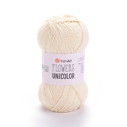 Image of YarnArt Flowers unicolor yarn - 50g / 200m – available at Šarlotes audumi