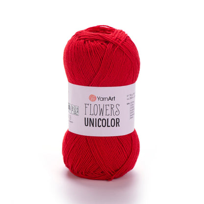 Image with Dzijas YarnArt Flowers unicolor - 50g / 200m – available at Charlotte Fabrics