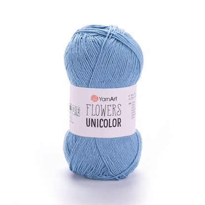 Image with YarnArt Flowers unicolor yarn - 50g / 200m – available at Šarlotes audumi