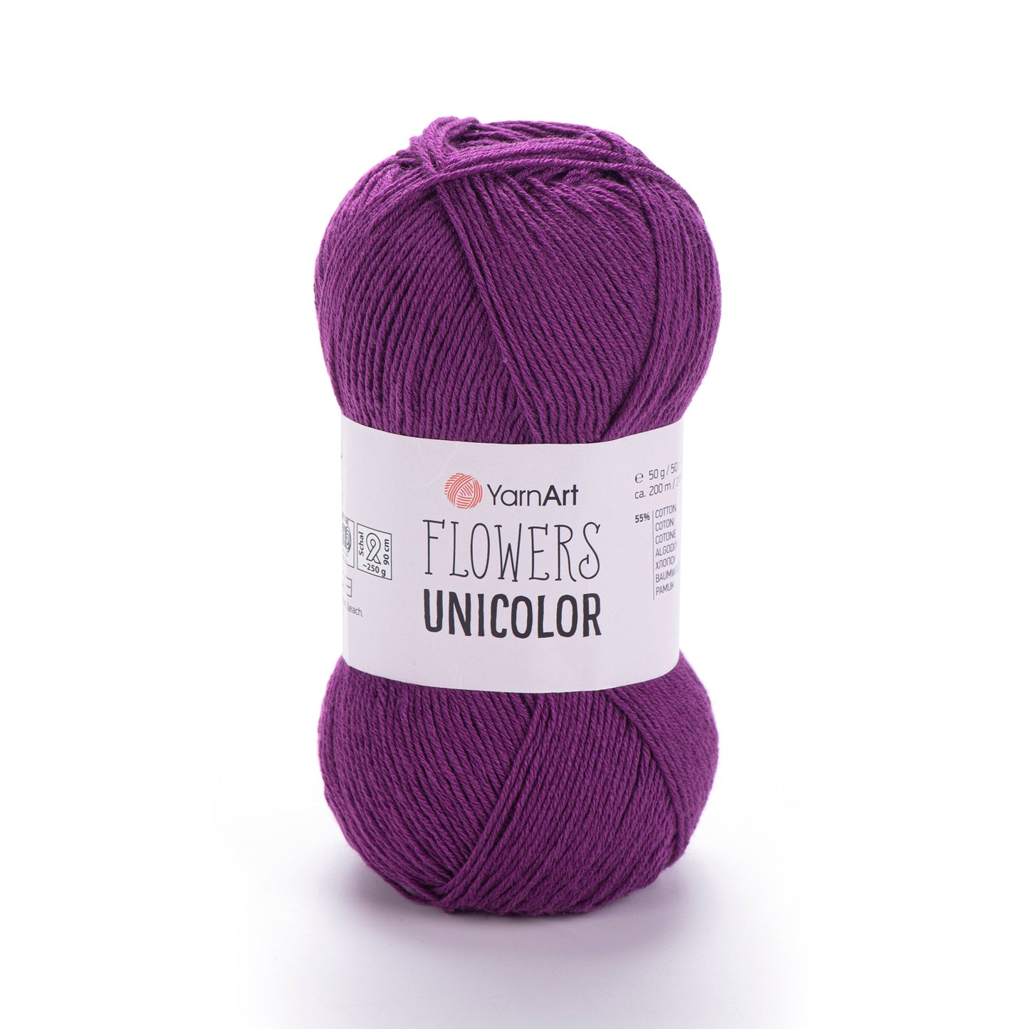 Attēls ar Dzijas YarnArt Flowers unicolor - 50g / 200m – pieejams Šarlotes audumi