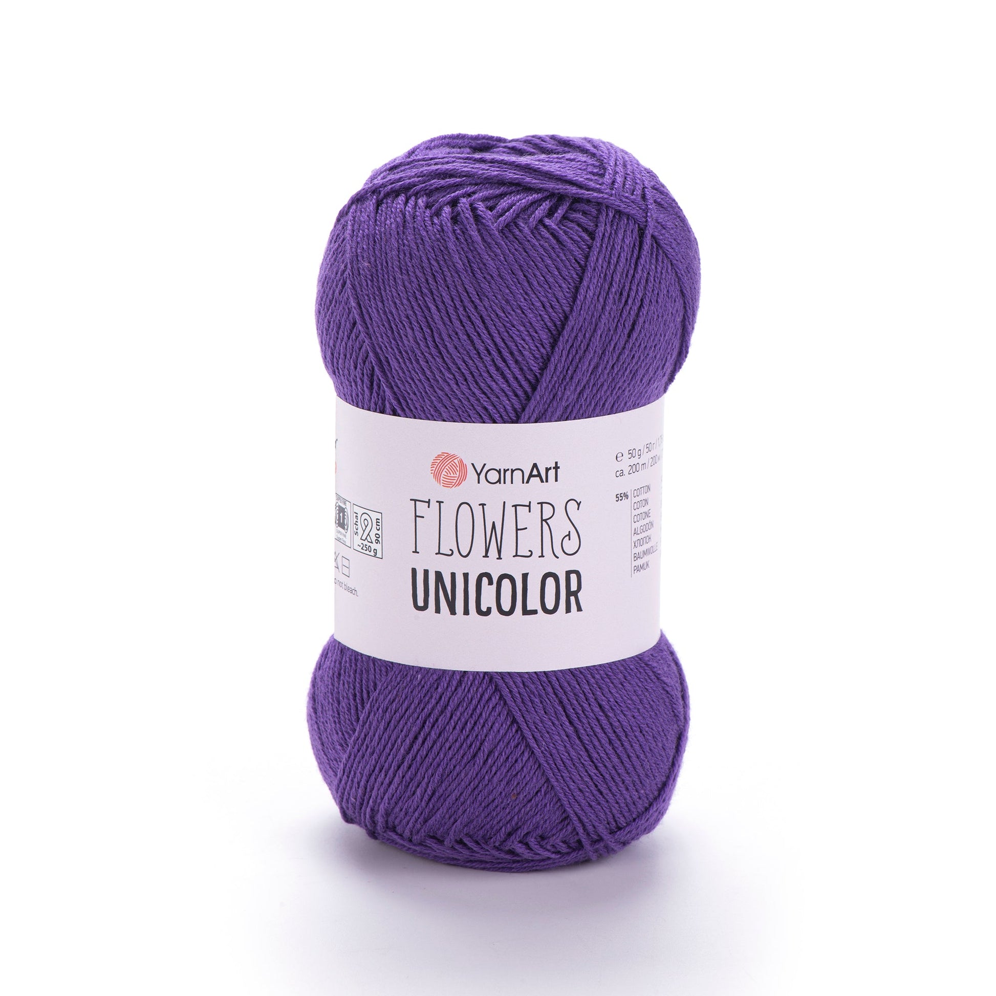 Attēls ar Dzijas YarnArt Flowers unicolor - 50g / 200m – pieejams Šarlotes audumi