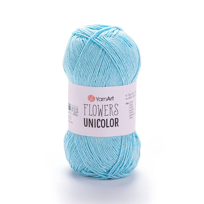 Image with YarnArt Flowers yarn, unicolor - 50g / 200m – available at Šarlotes audumi