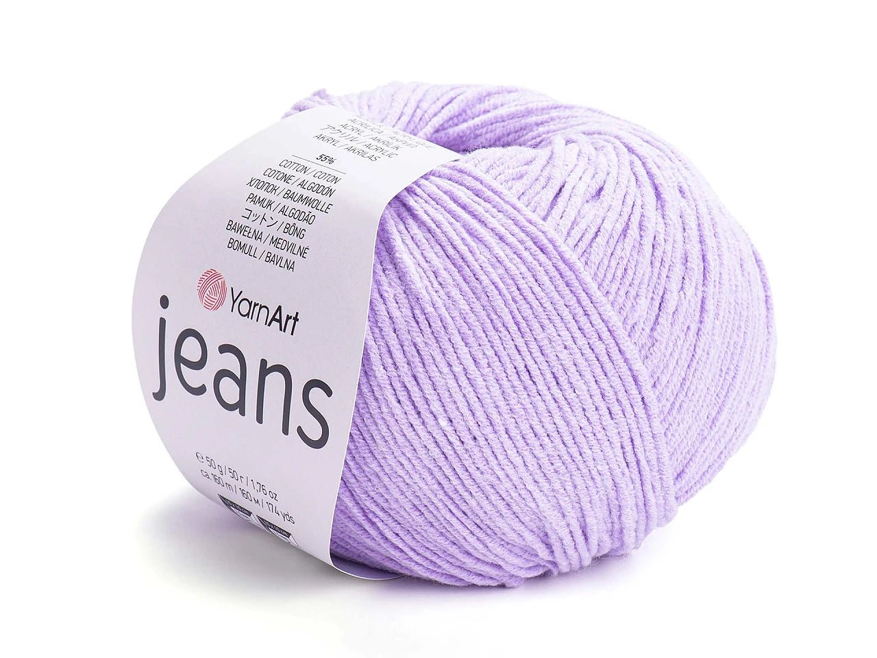 Attēls ar Dzijas YarnArt Jeans - 50g / 160m – pieejams Šarlotes audumi