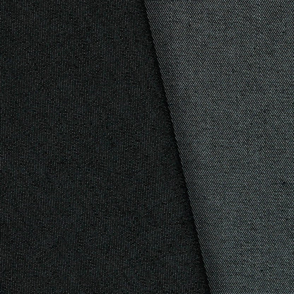 Black denim fabric with elastane 200 g/m²