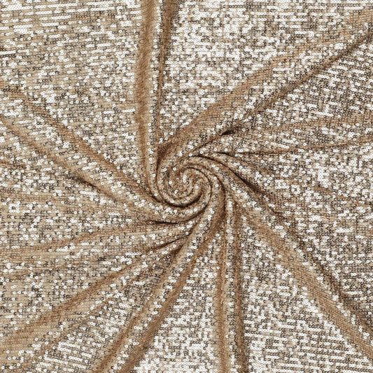 Attēls ar Elastīgs fliteru audums - zelta 285 g/m² – pieejams Šarlotes audumi