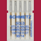 Õmblusmasinate tikandid SCHMETZ EMBROIDERY GOLD NEEDLES-Nr.90 (5tk.)