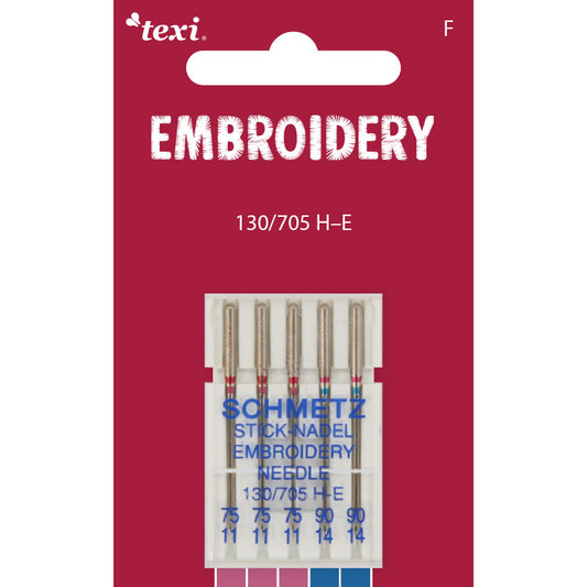 Õmblusmasinate tikandid SCHMETZ EMBROIDERY NEEDLES-Nr.75/90 (5tk.)