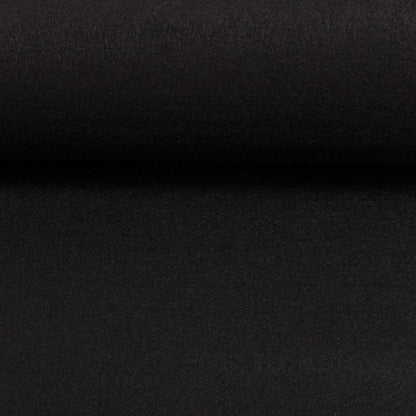 Tissu en feutre en rouleaux, 3 mm - noir 550 g/m²