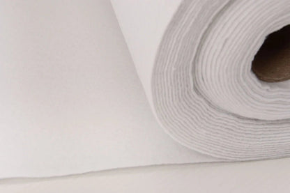 Tissu en feutre en rouleaux, doux, 1 mm - blanc 220 g/m²