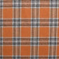 Attēls ar Flanelis - oranžs rutains 180 g/m² – pieejams Šarlotes audumi