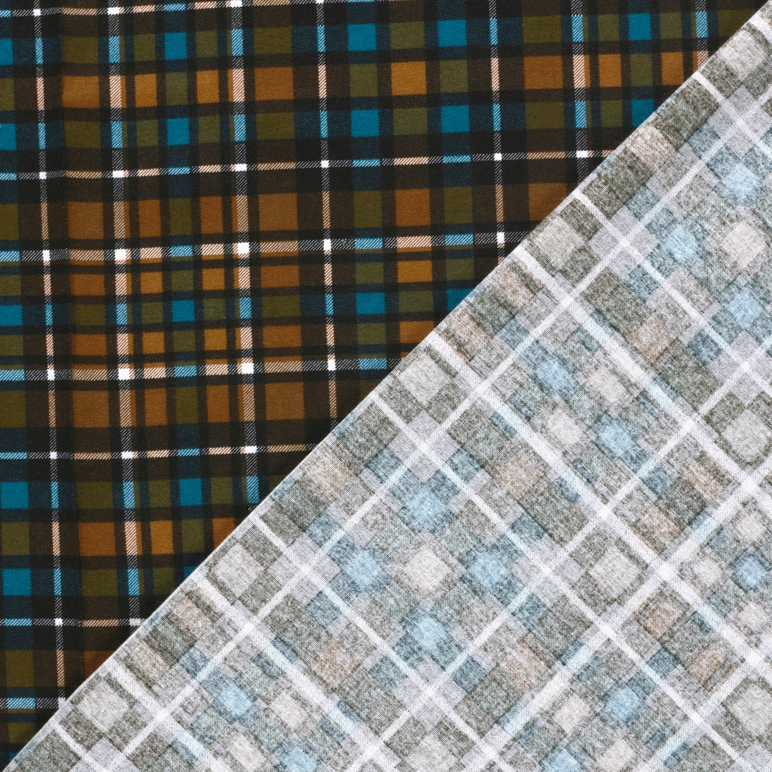 Attēls ar Flanelis - rūtains 165 g/m² – pieejams Šarlotes audumi