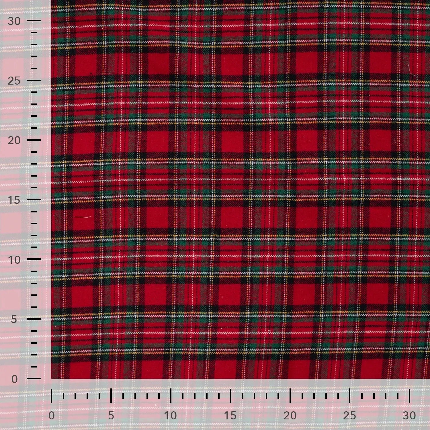 Image de flanelle - rouge à carreaux 135 g/m² – disponible chez Šarlotes audumi