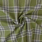 Attēls ar Flanelis - sūnu zaļš rūtains 180 g/m² – pieejams Šarlotes audumi