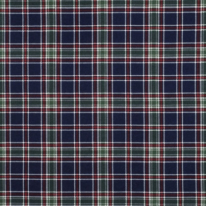 Flanelle verte à carreaux bleus 165 g/m² – disponible chez Šarlotes audumi