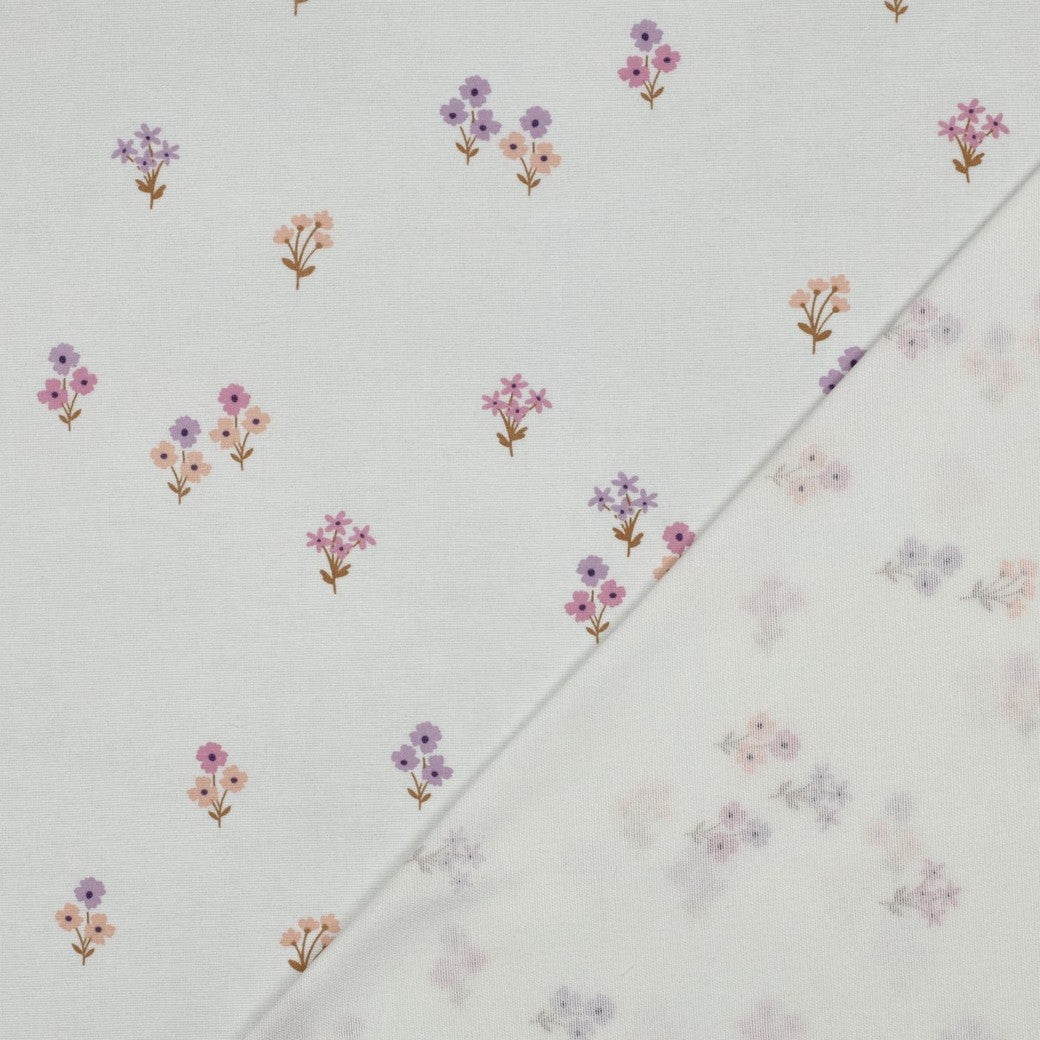 Attēls ar Flanelis - ziedi 165 g/m² – pieejams Šarlotes audumi