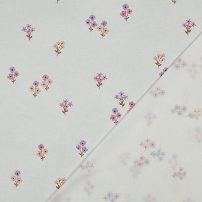 Flanelle à fleurs 165 g/m² – disponible chez Tissus Charlotte
