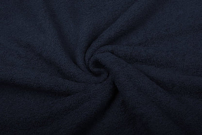 Tissu éponge bleu foncé 350 g/m²
