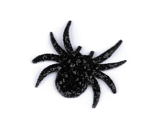 Image of iron-on patch “Little Spiders” – available at Šarlotes audumi